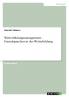 Weiterbildungsmanagement - Fremdsprachen in der Weiterbildung