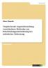 Vergleichende Gegenüberstellung verschiedener Methoden zur Entscheidungsunterstützung bei mehrfacher Zielsetzung