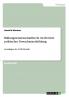 Bildungswissenschaftler/in im Bereich politischer Erwachsenenbildung