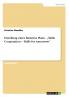 Erstellung eines Business Plans - „Skills Cooperation - Skills for tomorrow