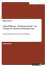 Robert Wilsons „Hamletmaschine als Vorlage für Diderots Tableautheorie