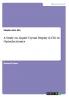 A Study on Liquid Crystal Display (LCD) in Optoelectronics