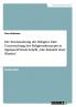 Die Ent-täuschung der Religion. Eine Untersuchung des Religionskonzepts in Sigmund Freuds Schrift  „Die Zukunft einer Illusion