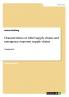 Characteristics of relief supply chains and emergency response supply chains