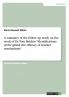 A summary of the follow up study on the work of Dr. Tom Balchin Identifications of the gifted