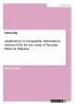 Application of Geographic Information System (GIS) for the study of Tectonic Plates in Pakistan