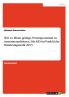 Wie es Eliten gelingt Protestpotential zu instrumentalisieren. Die AfD im Vorfeld der Bundestagswahl 2013