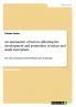 An assessment of factors affecting the development and promotion of micro and small enterprises