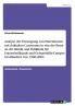 Analyse der Versorgung von Patientinnen mit duktalem Carcinoma in situ der Brust an der Klinik und Poliklinik für Frauenheilkunde und Geburtshilfe-Campus Großhadern von 1986-2004