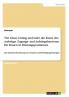 The Glass Ceiling und/oder die Kunst des Aufstiegs. Zugangs- und Aufstiegsbarrieren für Frauen in Führungspositionen