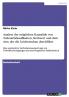 Analyse der möglichen Kausalität von Todesartklassifikation Sterbeort und dem Arzt der die Leichenschau durchführt