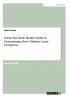 Is The Van Hiele Model Useful in Determining How Children Learn Geometry?