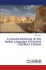 A Concise Grammar of the Berber Language of Douiret (Southern Tunisia)