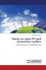 Study on Solar Pv Grid Connection System