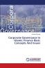 Corporate Governance In Islamic Finance Basic Concepts And Issues