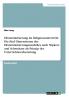 Elementarisierung im Religionsunterricht. Die fünf Dimensionen des Elementarisierungsmodelles nach Nipkow und Schweitzer als Prinzip der Unterrichtsvorbereitung