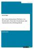 Die Universitätsreform Wilhelm von Humboldts. Zwischen Staatsraison und  humanistischem Bildungsideal?