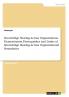 Knowledge Sharing Across Organizations. Determinants Prerequisites and Limits of Knowledge Sharing Across Organizational Boundaries