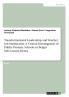 Transformational Leadership and Teacher Job Satisfaction. A Critical Investigation of Public Primary Schools in Belgut Sub-County Kenya