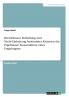 Beeinflussen Einhaltung und Nicht-Einhaltung bestimmter Kriterien die Ergebnisse? Konstruktion eines Fragebogens