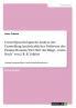 Umweltpsychologische Analyse der Darstellung landschaftlicher Präferenz des Fantasy-Romans Der Herr der Ringe - erstes Buch von J. R. R. Tolkien