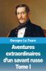 Aventures extraordinaires d'un savant russe