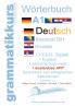 Wörterbuch Deutsch-Englisch-Kroatisch-Bosnisch-Serbisch Niveau A1