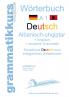 Wörterbuch Deutsch - Albanisch - Englisch A1