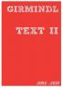 TEXT II