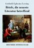 Briefe die neueste Literatur betreffend