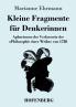 Kleine Fragmente f��r Denkerinnen