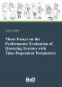 Three Essays on the Performance Evaluation of Queueing Systems with Time-Dependent Parameters