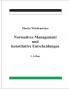 Normatives Management und konstitutive Entscheidungen