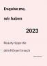 Exquise me wir haben 2023