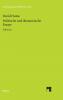 Politische und ökonomische Essays / Politische und ökonomische Essays