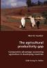 The agricultural productivity gap- Comparative advantage concerning agriculture in developing countries