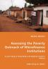 Assessing the Poverty Outreach of Microfinance Institutions - A Case Study at Household and Regional Levels in Mexico
