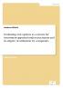 Evaluating real options as a means for investment appraisal under uncertainty and its degree of utilisation by companies