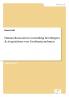 Human Ressources Controlling bei Mergers & Acquisitions von Großunternehmen