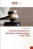 Les bannissements au Parlement de Bourgogne 1765-1785