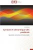Syntaxe et sémantique des prédicats
