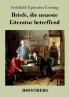 Briefe die neueste Literatur betreffend