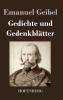 Gedichte und Gedenkbl��tter