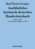 Ausführliches lateinisch-deutsches Handwörterbuch