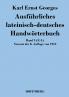 Ausführliches lateinisch-deutsches Handwörterbuch