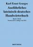 Ausführliches lateinisch-deutsches Handwörterbuch