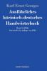 Ausf��hrliches lateinisch-deutsches Handw��rterbuch