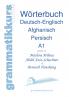 Wortschatz Deutsch-Englisch-Afghanisch-Persisch Niveau A1