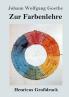 Zur Farbenlehre (Gro��druck)