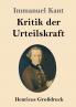 Kritik der Urteilskraft (Gro��druck)